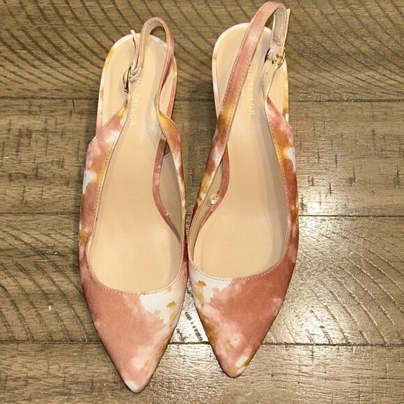 Ann Taylor sling back heels size 8 - Picture 2 of 8